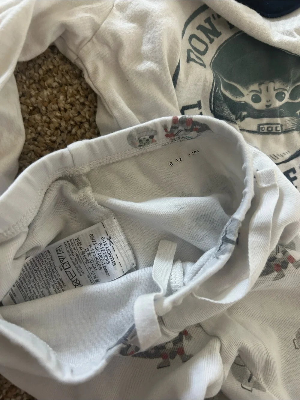 Baby Gap Star Wars Onesie and Pants 6-12 months